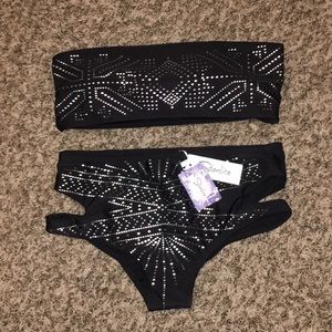Black & Silver Bikini